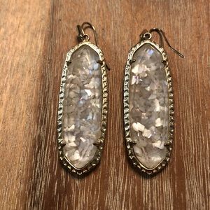 Kendra Scott crushed pearl shell earrings